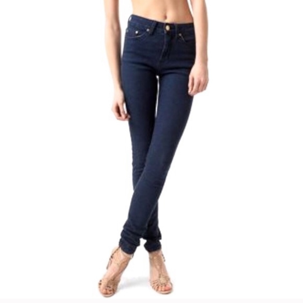 BDG High Rise Cigarette Jean - Dark Blue